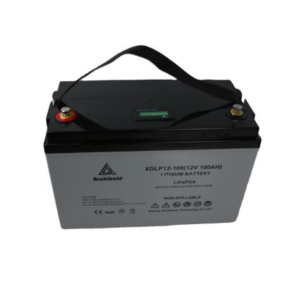 중국 RV/ Boat/ 골프 카트를 위한 OEM 5000 사이클 Lifepo4 12v 100ah 리튬 이온 딥 사이클 전지 판매용