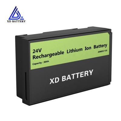 China 24v Lifepo4 Battery Rechargeable 30ah 35ah Lithium Ion Battery Pack With Smart Bms for sale