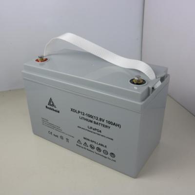 China Wireless Data Transfer Rechargeable Lifepo4 Battery pack 12v 100ah For Electric Boat for sale