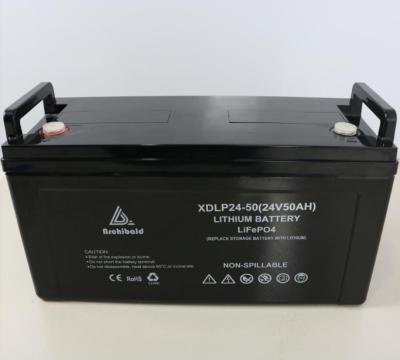 Chine Paquet profond 50AH 100AH 200AH 300AH de batterie de volt Lifepo4 du cycle 24 pour le système solaire à vendre