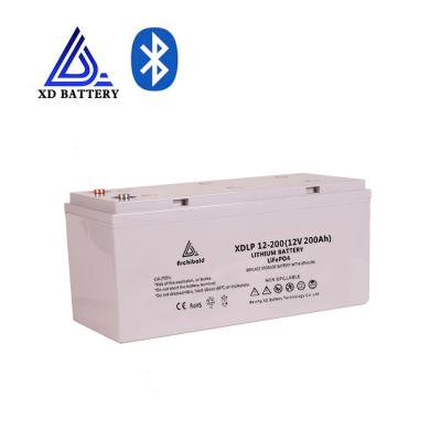 China Lifepo4 12v 200ah Lithium Ion Battery For Solar System XDLP12-200 for sale