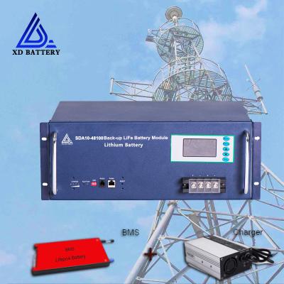 China 48v 100ah Lithium Ion Telecom Tower Battery Pack Deep Cycle for sale