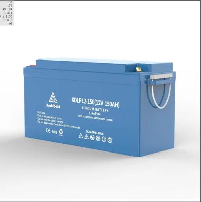 중국 XD 12 볼트 캠퍼 밴 리튬 배터리 6000 사이클 150ah 깊이인 사이클 야영자 전지 판매용