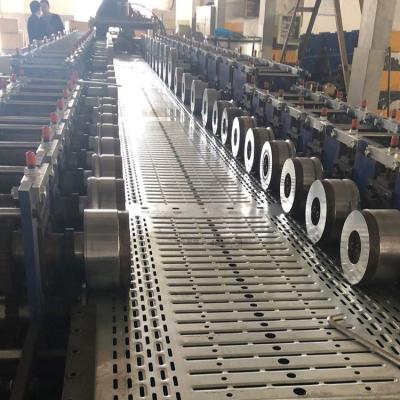 China Construction Works Cable Tray Manufacturing Machine Ladder Type for sale