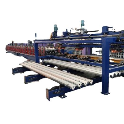 China Automatic Highway Guardrail Roll Forming Machine W Beam 25kg for sale
