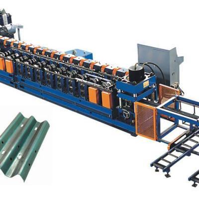 China 100ft/Min W Beam Crash Barrier Machine For Highway Guardrail for sale