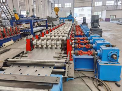 China W Shaped Guardrail Roll Forming Machine 100ft/Min 45x5x3m for sale