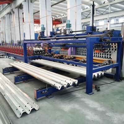 China Two Wave W Beam Highway Guardrail Roll Forming Machine 380V for sale