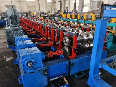 China Glazed Tile Highway Guardrail Machine , 2 Waves Cold Roll Forming Machine for sale