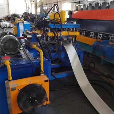 China 0.8mm Roller Shutter Door Making Machine , Glazed Steel Door Frame Roll Forming Machine for sale