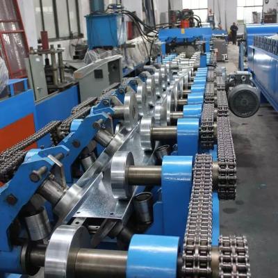 China Metal Former Steel C Z Purlin Roll Forming Machine With Gearbox for sale
