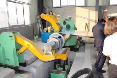 China Rotary Shear Coil Cut To Length Machine , Light Gauge Coil Cutting Line for sale