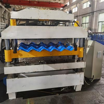 China Painel ondulado do telhado de 3 camadas que forma a produtividade alta da máquina à venda