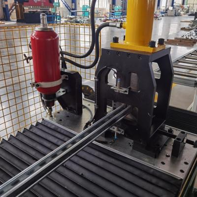 China Slotted C Channel Roll Forming Machine For Construction Works for sale