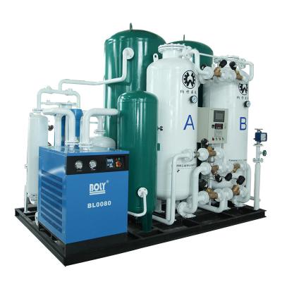 China Hotels Industrial Oxygen Generator Plant With Pressure Vessel for sale