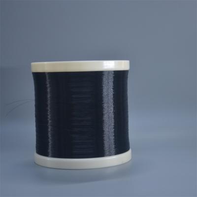 China 0Filamento de poliéster de.22 mm PET negro color natural en venta