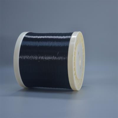 China 0.25mm Black Polyester monofilament PET Monofilament Yarn Braided Sleeve Yarn en venta