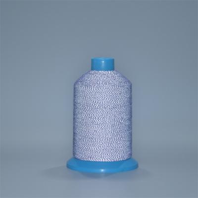China Blue Color Reflective Yarn 0.20mm  Reflective Sewing Thread Embroidery for sale