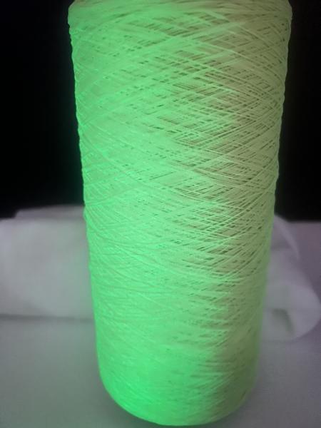 Quality 150D FDY Glow In The Dark Knitting Yarn Fluorescent Sewing Thread for sale