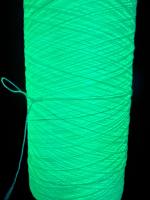 Quality green Glow Yarn For Crocheting 8 Hours Glowing Time Skin Safe for sale