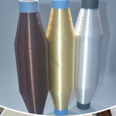 Chine 220D 0,15 mm Polyester brodé fil monofilament de couleur brune à vendre