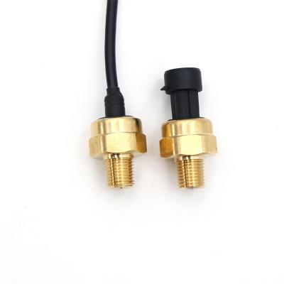 China sensor electrónico de cobre amarillo de la presión de aire 4.5v, transmisor de presión de cerámica capacitivo en venta