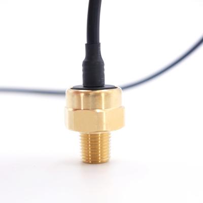 China Sensor de cobre amarillo electrónico de la presión de agua 0.5-4.5VDC para el gas líquido en venta