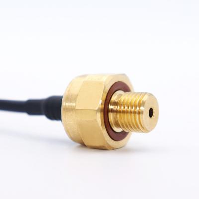 China Sensor electrónico de cobre amarillo de la presión de aire 0.5-4.5v de WNK con el mercado del cable en venta