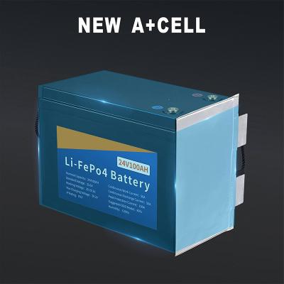 China 30ah 50ah 100ah 200ah 12v 24v Golf Cart Lifepo4 Battery With Waterproof Case for sale