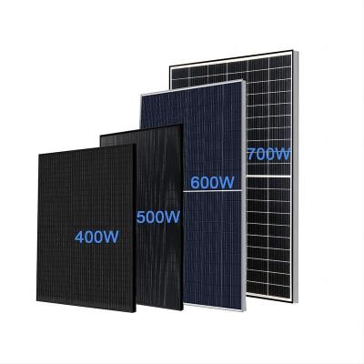 China HJT Black Mono Solar Pv Panel 450W 550w 680w 1000W Long Warranty for sale