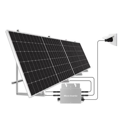 China 400w 600w Balcony Plug And Play Solar Panel Kits Mini Balkonkraftwerk On Grid for sale