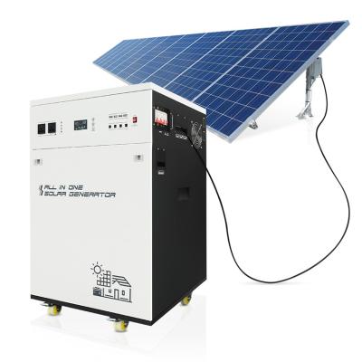 China 1Kw 2Kw 1500W 5Kw 3Kw Portable Solar Generator 2000w 6000w 3000w 5000w for sale