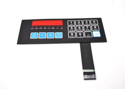 China Flat Type Single Shielding Sealed Membrane Switches With Trasparency Window for sale