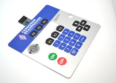 China Embossed Tactile Colorized Sealed Membrane Switches With Shielding Circiuit for sale