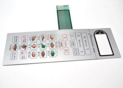 China Flat Tactile Metal Dome Membrane Switch With Shielding Circuit Connector Inside for sale