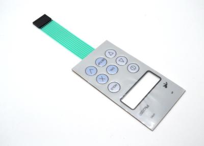 China Custom Made Metal Dome Membrane Switch With White Blue Orange Colors for sale