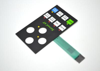 China Flexible Multi Keys LED Membrane Switch With Glossy And Tactile Surface for sale