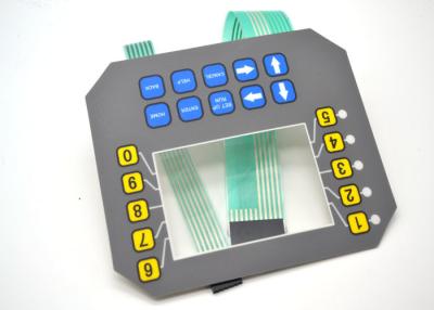 China Interruptor de membrana de la bóveda LED del metal, resistente de agua del teclado de membrana en venta