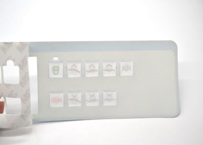 China El panel resistente del interruptor de membrana del rasguño para el logotipo del cliente del microchip en venta