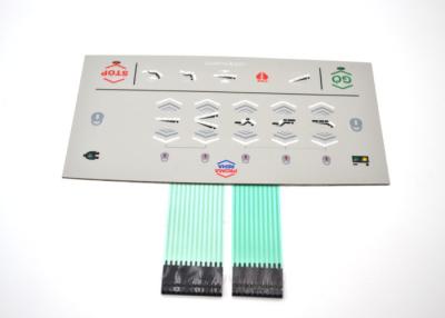 China Moisture Proof LED Membrane Switch Embossed Tactile Keypad For Medical Instruments for sale