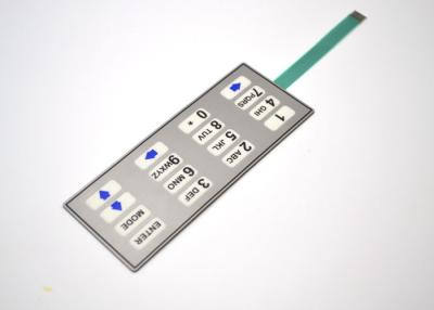 China Water Resistant Membrane Switch Keypad , Membrane Push Button Switch Panel for sale