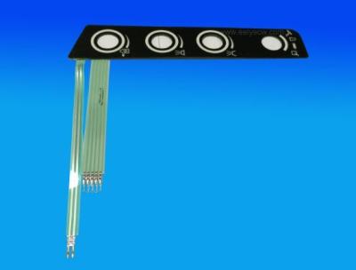 Chine Contact à membrane lumineux tactile de relief adapté aux besoins du client avec le contre-jour de lampe d'EL à vendre