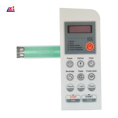 China LCD Clear Window Push Button Metal Dome Membrane Switch for sale