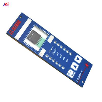 China Flat Capacitive Touch 24V 0.2mm Membrane Switch Keyboard for sale