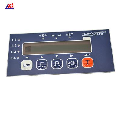 China 100mA 1W 0.2mm tactile 3M467mp Membrane Switch Keypad for sale
