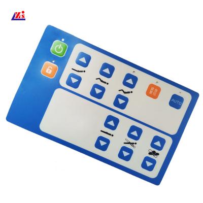 China LCD Clear Window Push Button Dome Membrane Switch for sale
