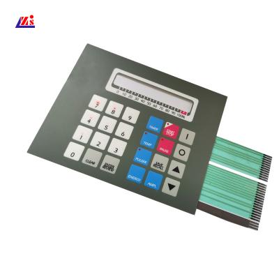 China 3M467 Rear Adhesive 24V Metal Dome Membrane Switch for sale