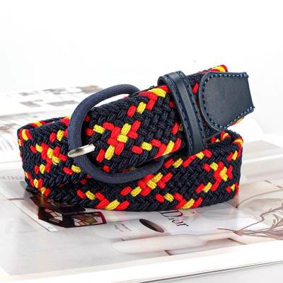 China Fashion Women Fabric Elastic Belt Woven 95cm Soft Surface for sale