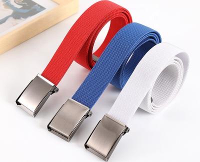 China 3.8cm High Elastic Braided Belt 120cm Length Casual Mens Belts For Jeans for sale