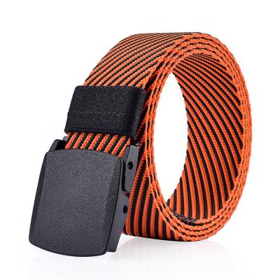 China Metal Buckle Nylon Rope Belt 120cm Canvas Web Belt Military Style for sale